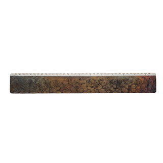 Kurogane Kazura hand-forged steel ruler, 6.3 in.