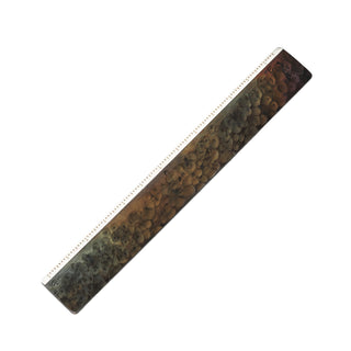 Kurogane Kazura hand-forged steel ruler, 6.3 in.