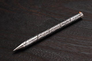 Kurogane Kazura Maki-hari Ballpoint Pen Hammered Finish