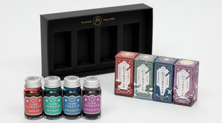 Guitar Taisho Roman Haikara Ink 4-Color Set - Sentimental detail