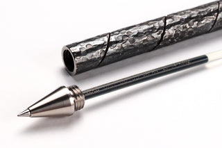 Kurogane Kazura Maki-hari Ballpoint Pen Hammered Finish
