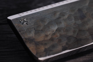 Kurogane Kazura hand-forged steel ruler, 6.3 in.