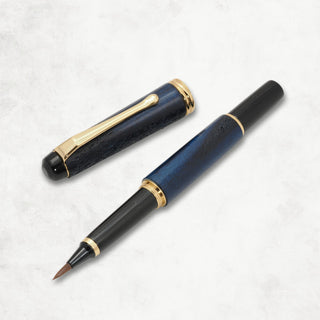 Kuretake Fountain Brush Pen Yume Ginga Deer Antler Ancient Indigo Dye