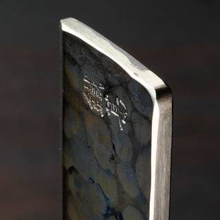 Kurogane Kazura Hand-Forged Steel Ruler with Leather Case / Inoue Tool Works