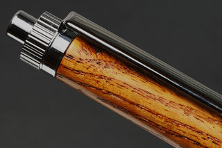 Precious Wood Ash Burl Thick Urushi-Finished Pen