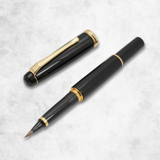 Kuretake Fountain Brush Pen Yume Ginga Black by Kuretage