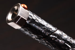 Kurogane Kazura Maki-hari Ballpoint Pen Hammered Finish / Inoue Tool Works
