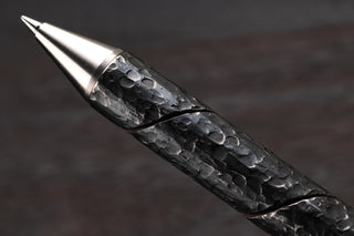 Kurogane Kazura Maki-hari Ballpoint Pen Hammered Finish / Inoue Tool Works